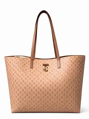 NWT Jimmy Choo JC3 Carameltan Leather Shopping Tote